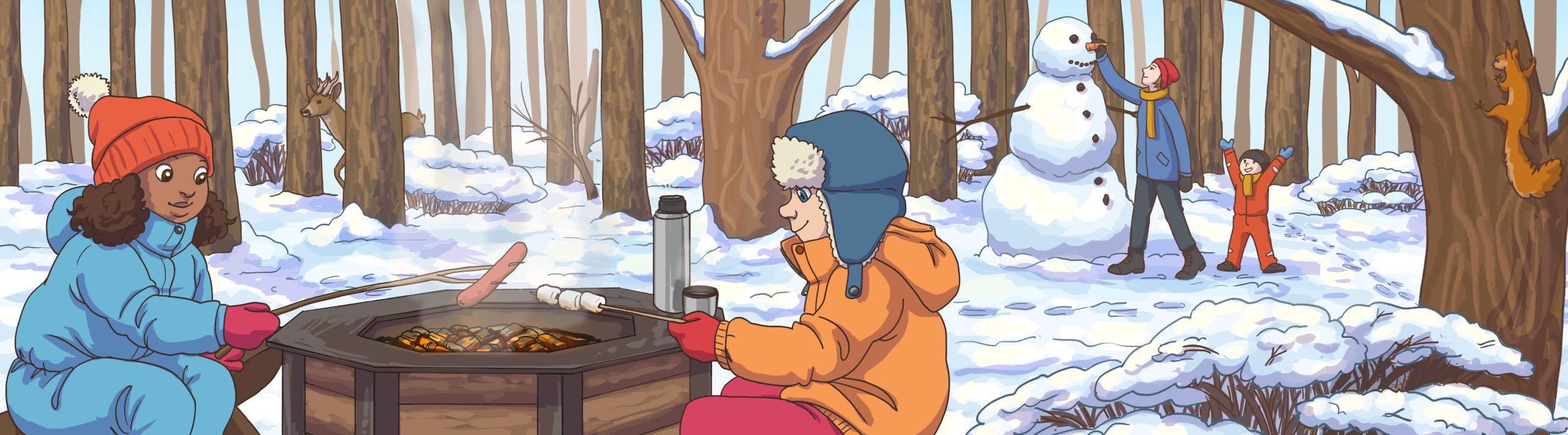 Vinterbilden - Illustration: Lova Delfin